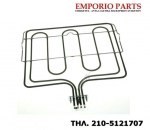 Αντίσταση με γκριλ (2150W + 490W, 230Volt) άνω φούρνου κουζίνας MIELE, 015368714